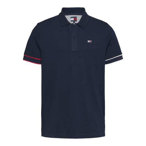Tommy Hilfiger Ανδρική μπλούζα polo Slim Flag Cuff Polo
